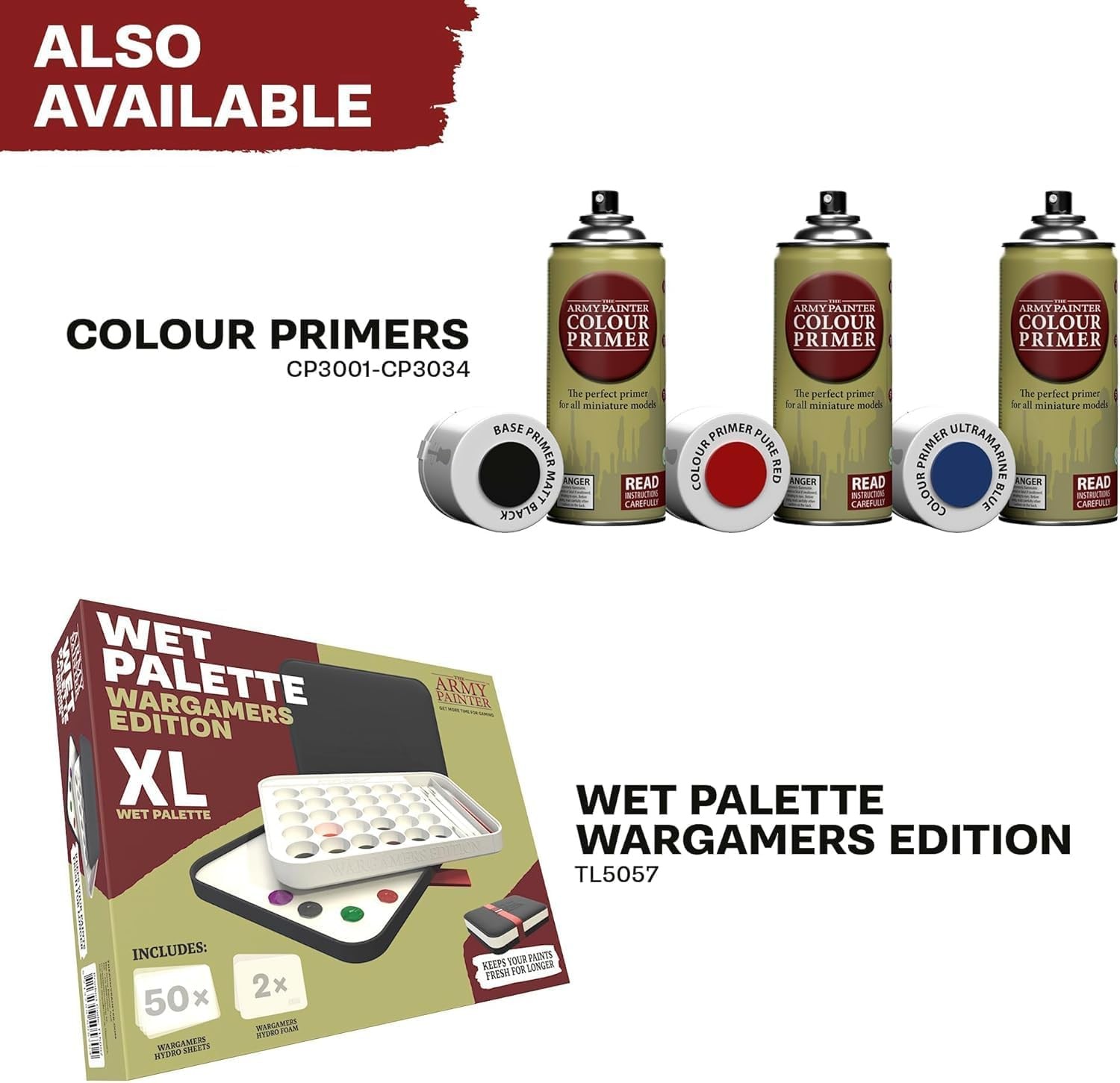 Warpaints Flexible Triad PLUS+: Black & Greys, 7 x 18 ml acrylic paints –