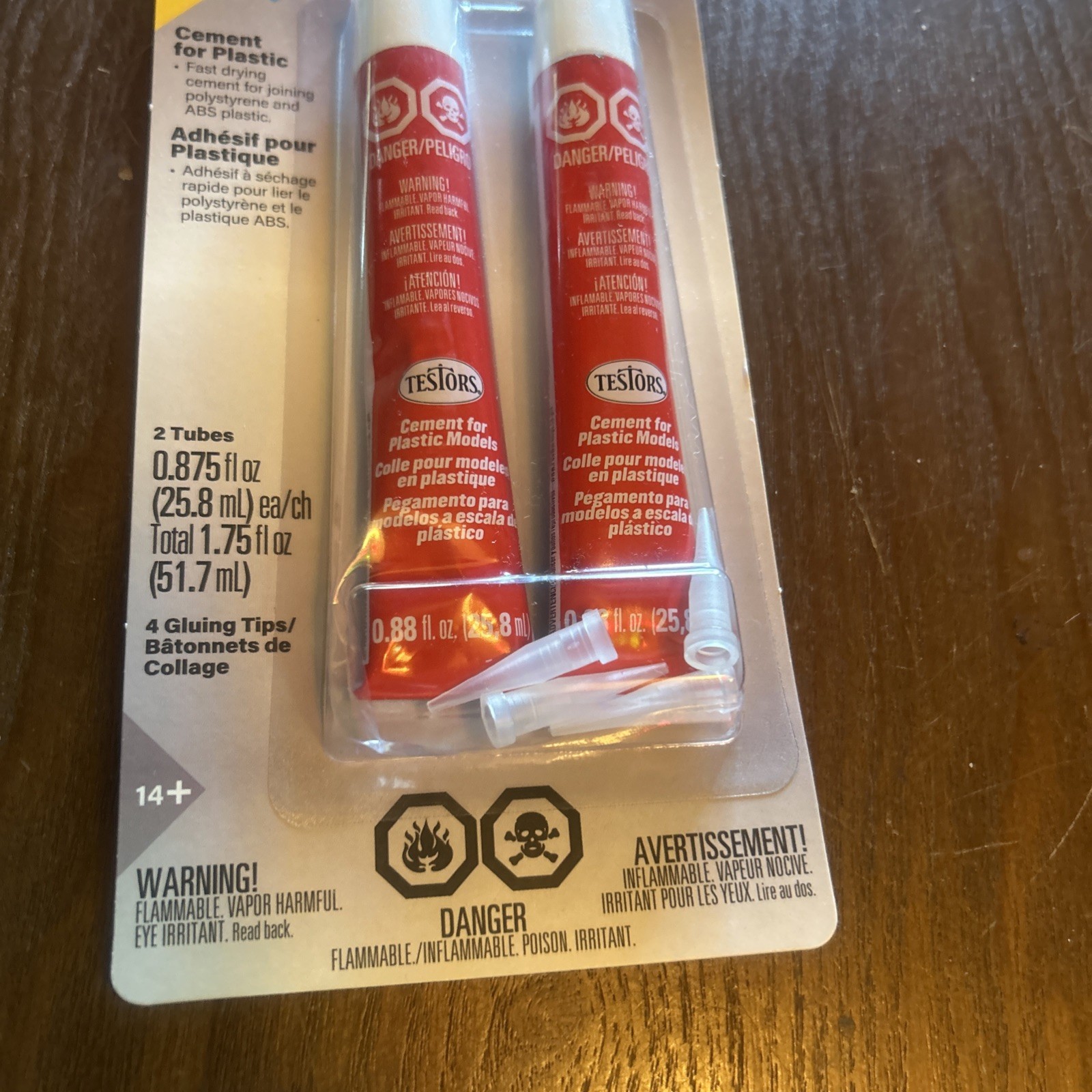 Testor Corp. Cement for Plastics 7/8 oz Tube 2 Pack TES290278 Misc. Adhesives