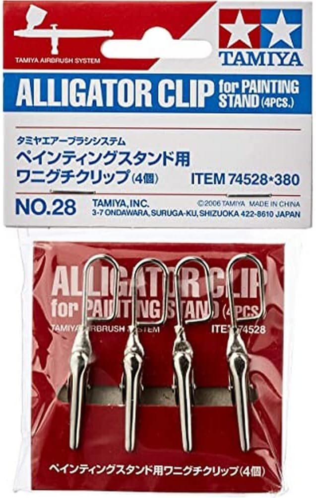 Tamiya 74528 No.28 Alligator clip for painting stand 4 pieces New from Japan