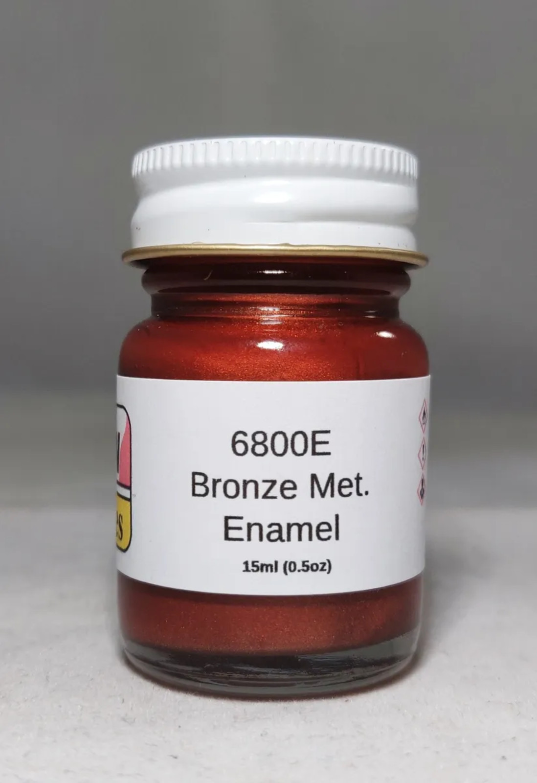 MCW Finishes 6800E Bronze Met. Enamel Model Paint for Auto