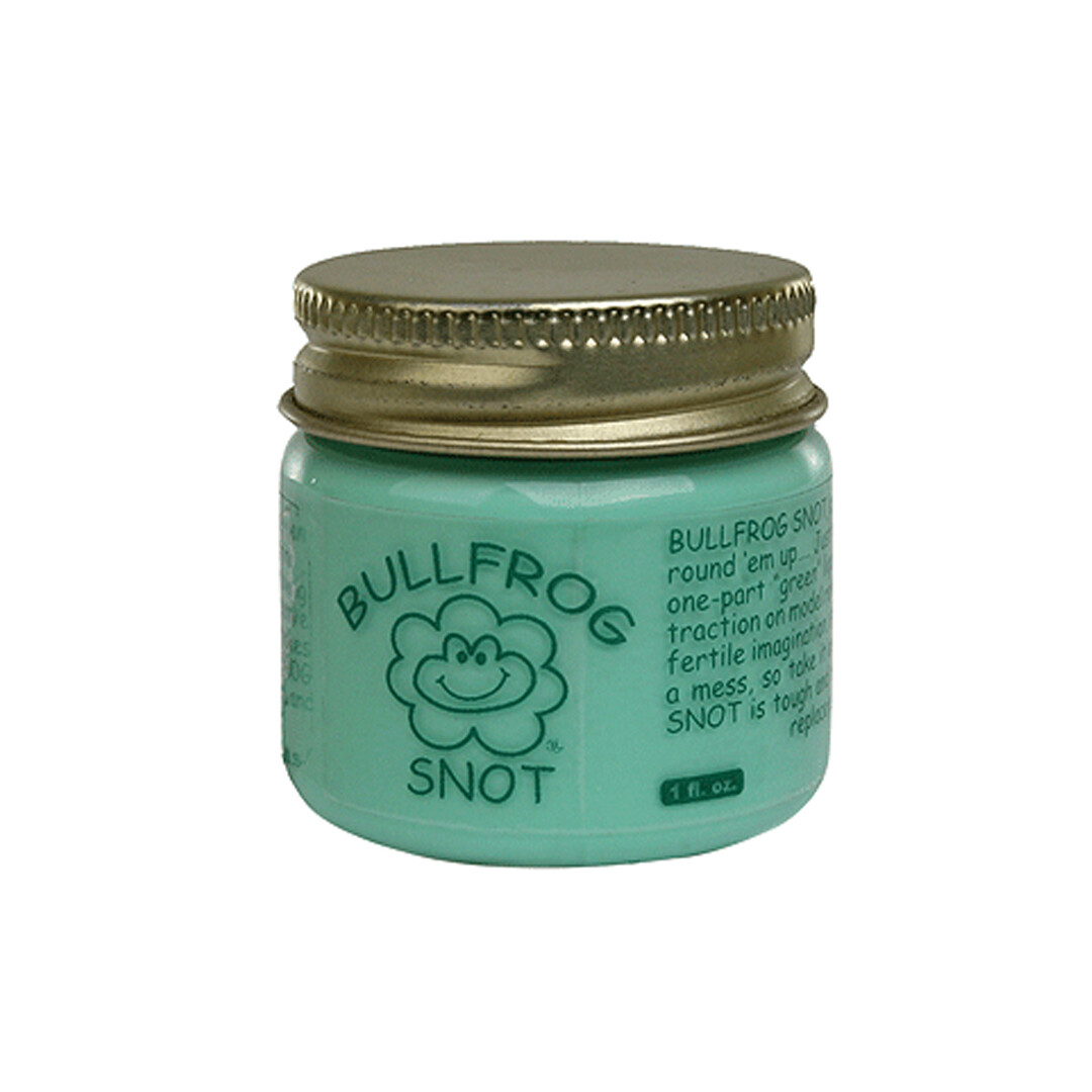 Bullfrog Snot – 1oz 29.6mL – Liquid Plastic Traction Tire for Locomotives