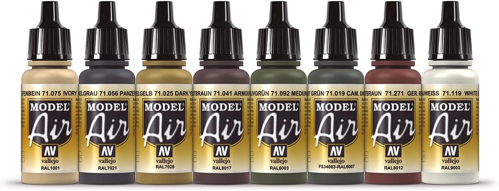 – German Colors 1940-1945 Acrylic Paint Set | Model Air | AFV Color Series Kit f