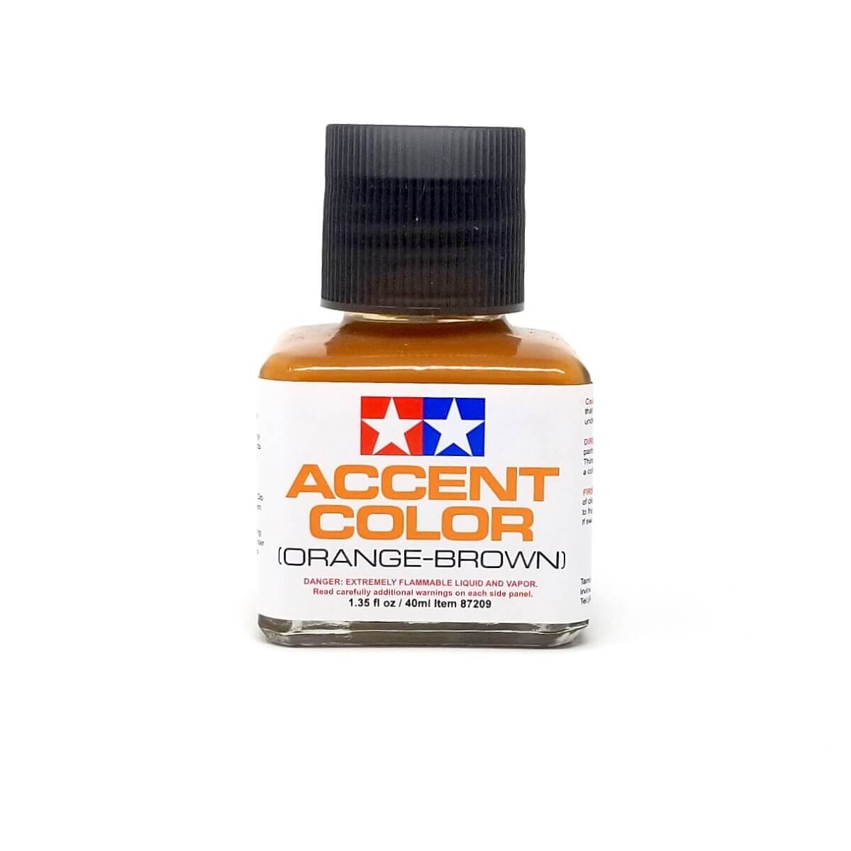 Tamiya Accent Color (Orange-Brown) Paint Bottle 87209