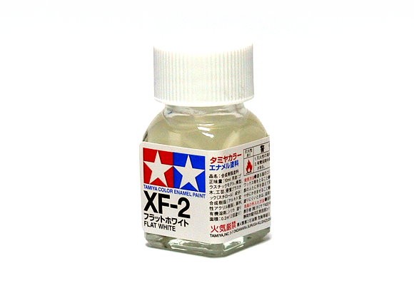 2x TAMIYA 80302 Model Color Enamel Paint XF-2 Flat White Net 10ml CA378
