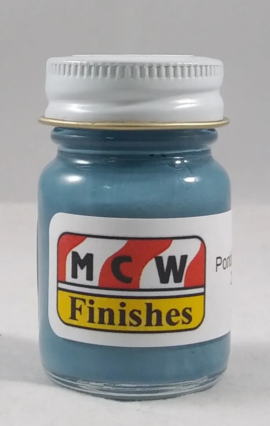 MCW Finishes 1404E Pontiac Engine Blue 1971-1973 Enamel Model Paint for Auto