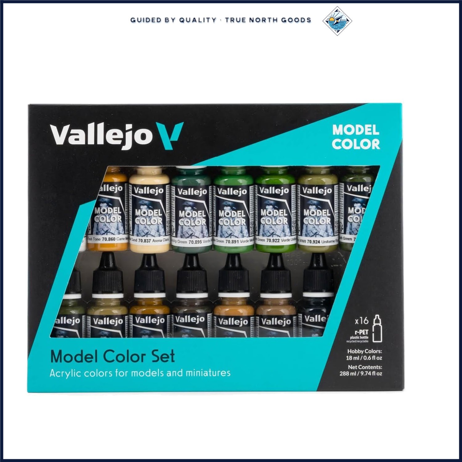 Multicolor Acrylic Paint Set for WWII Model Kits, Perfect for Realistic Finishes