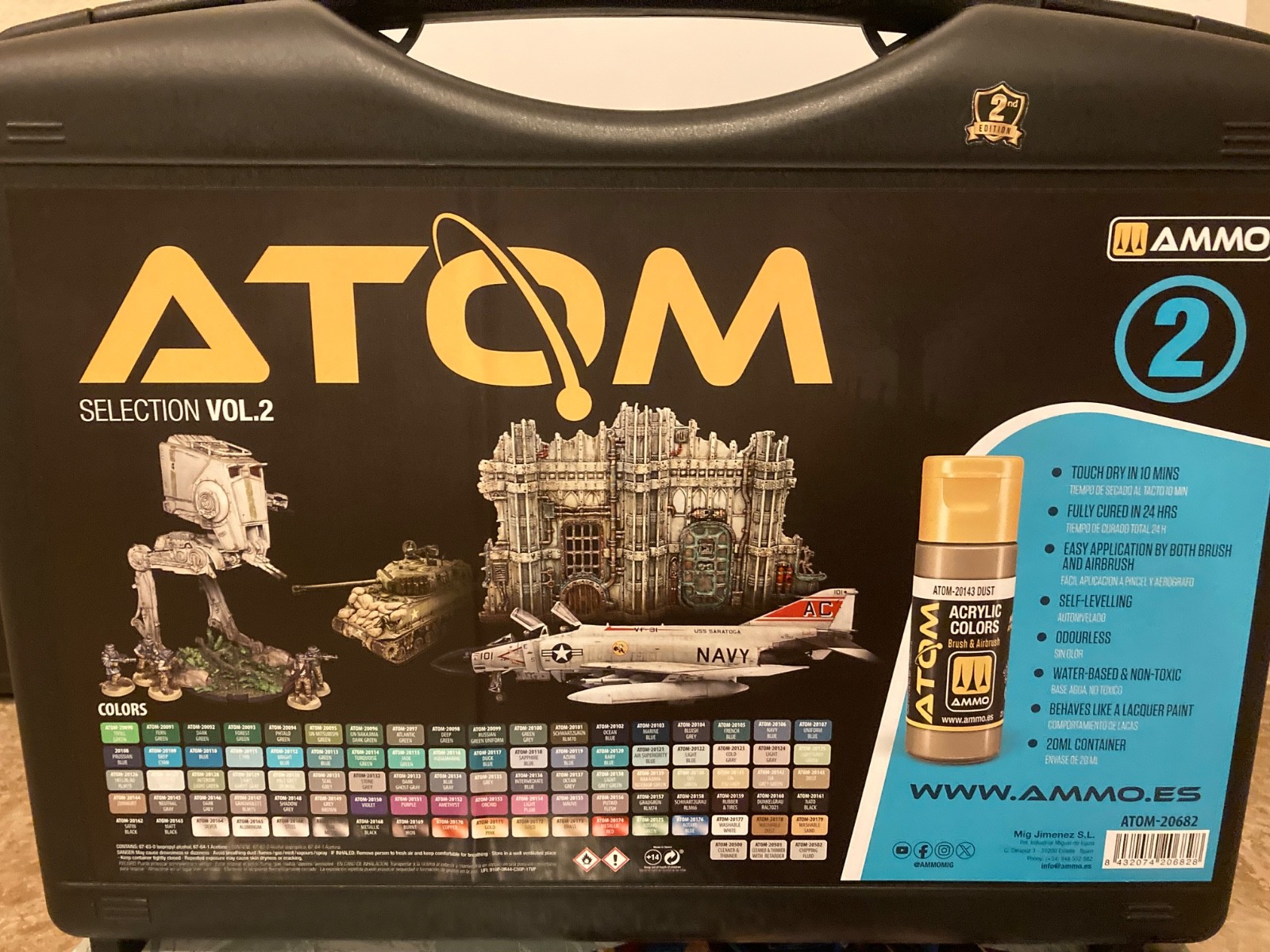 Mig Ammo ATOM MIG Jimenez Selection paint case #2