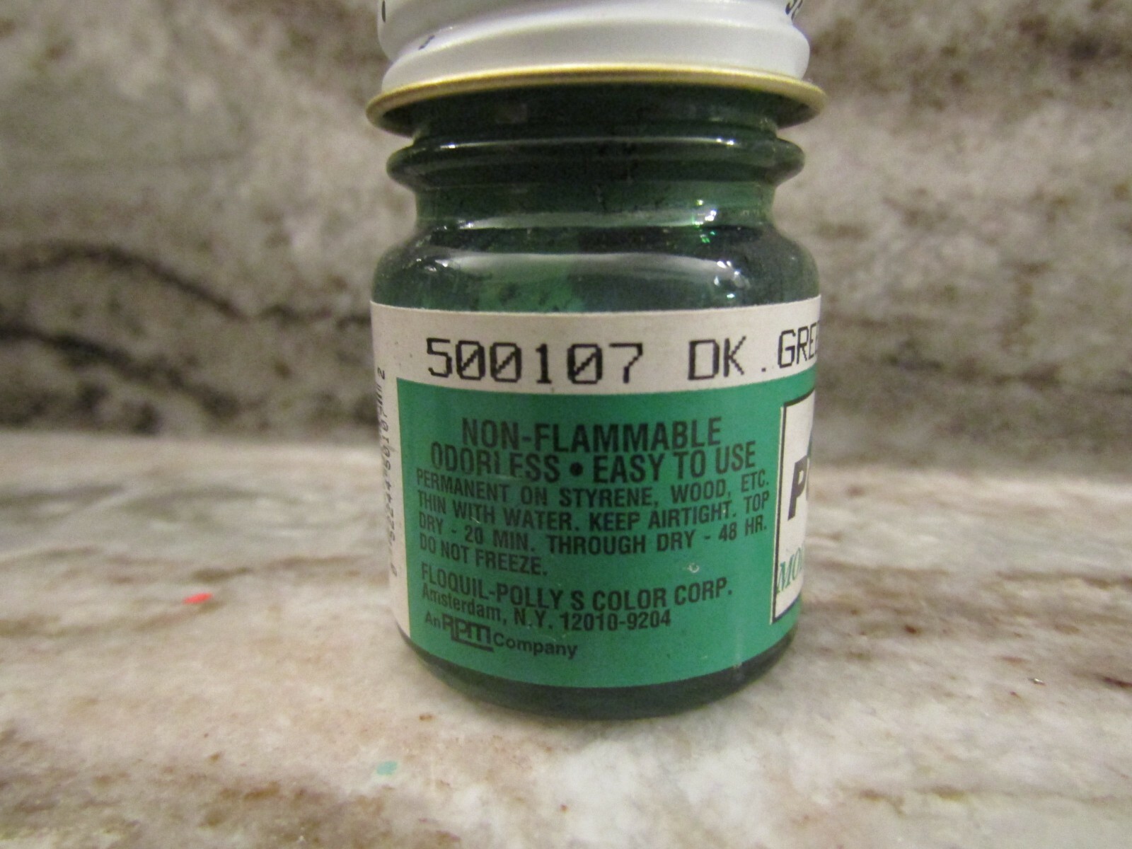 FLOQUIL POLLY S SCALE MODEL and HOBBY COLORS PAINT .5oz OUNCE – DARK GREEN