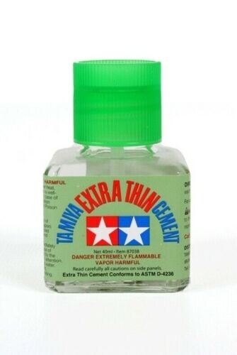 TAMIYA 87038 EXTRA THIN CEMENT PLASTIC MODEL GLUE 40 ml MODELING