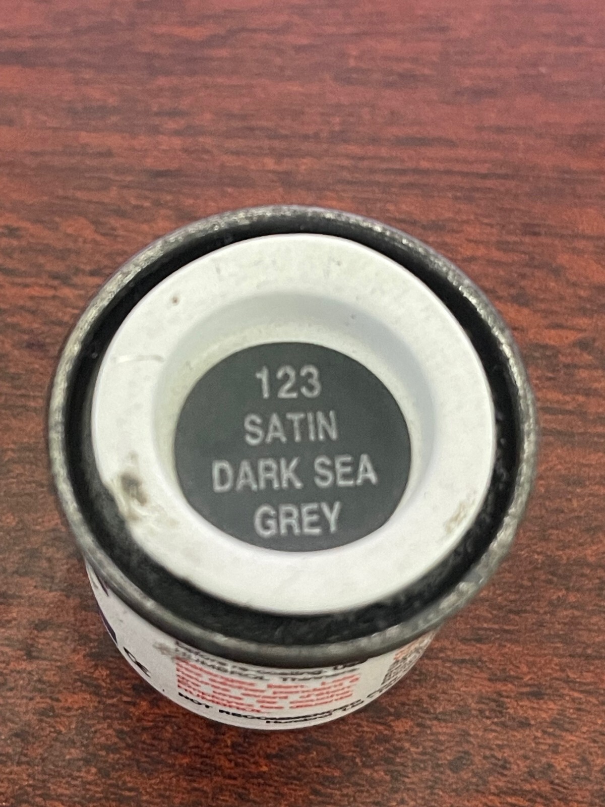 HUMBROL 123 SATIN DARK SEA GREY 14ML Acrylic Hobby Paint