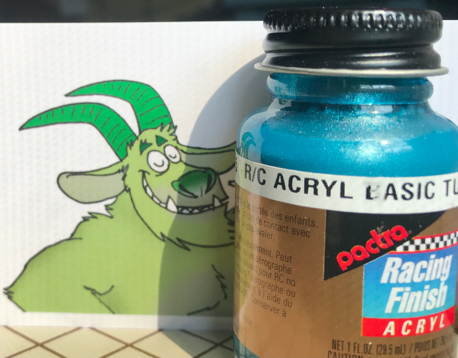 Testors Pactra RC Acryl Basic Turquoise # RC5105