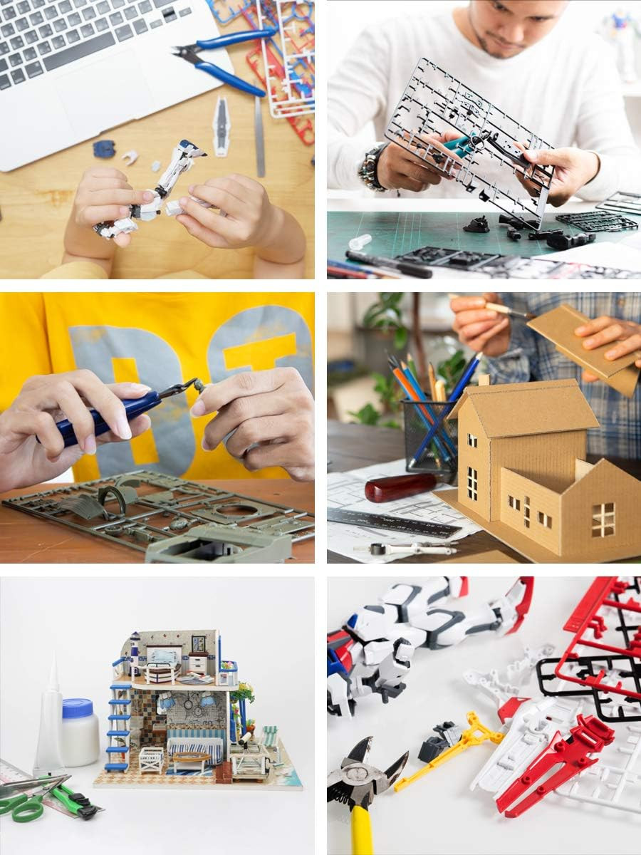 Model Tool Kit – Hobby Building Tool Hardware Basic Set with Hobby Clippers