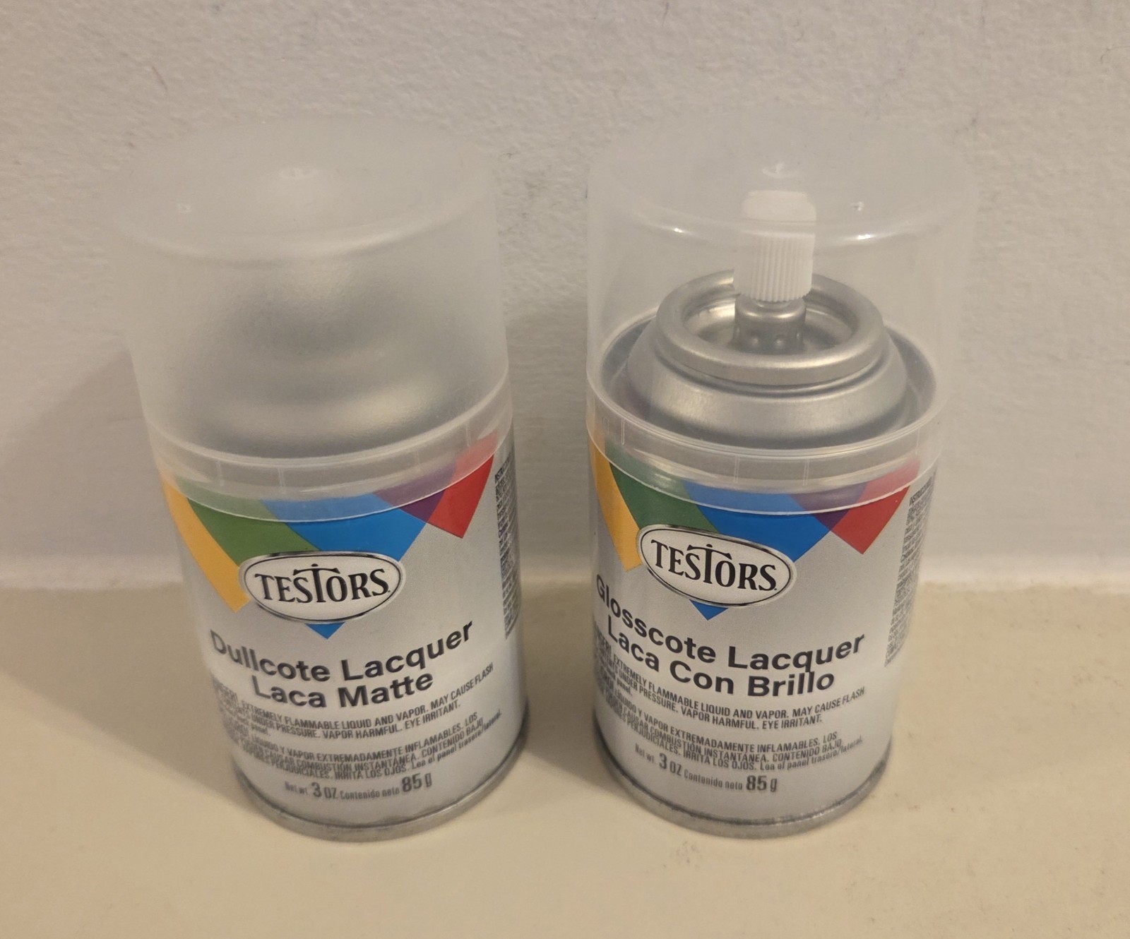 Testors Glosscote & Dullcote 3 Ounce Spray NEW