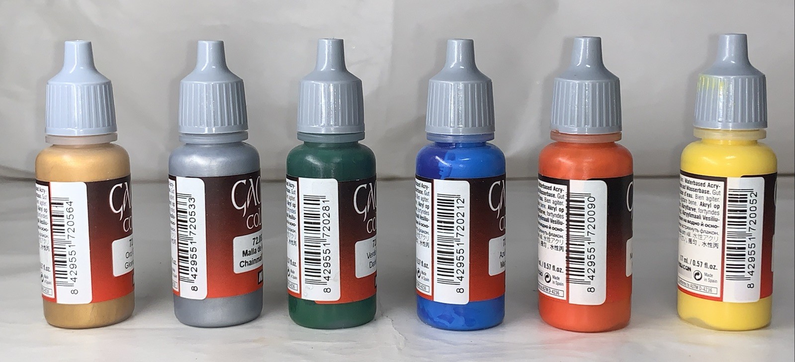 Vallejo Game Color Acrylic Paint (10 Different Colors) – Full