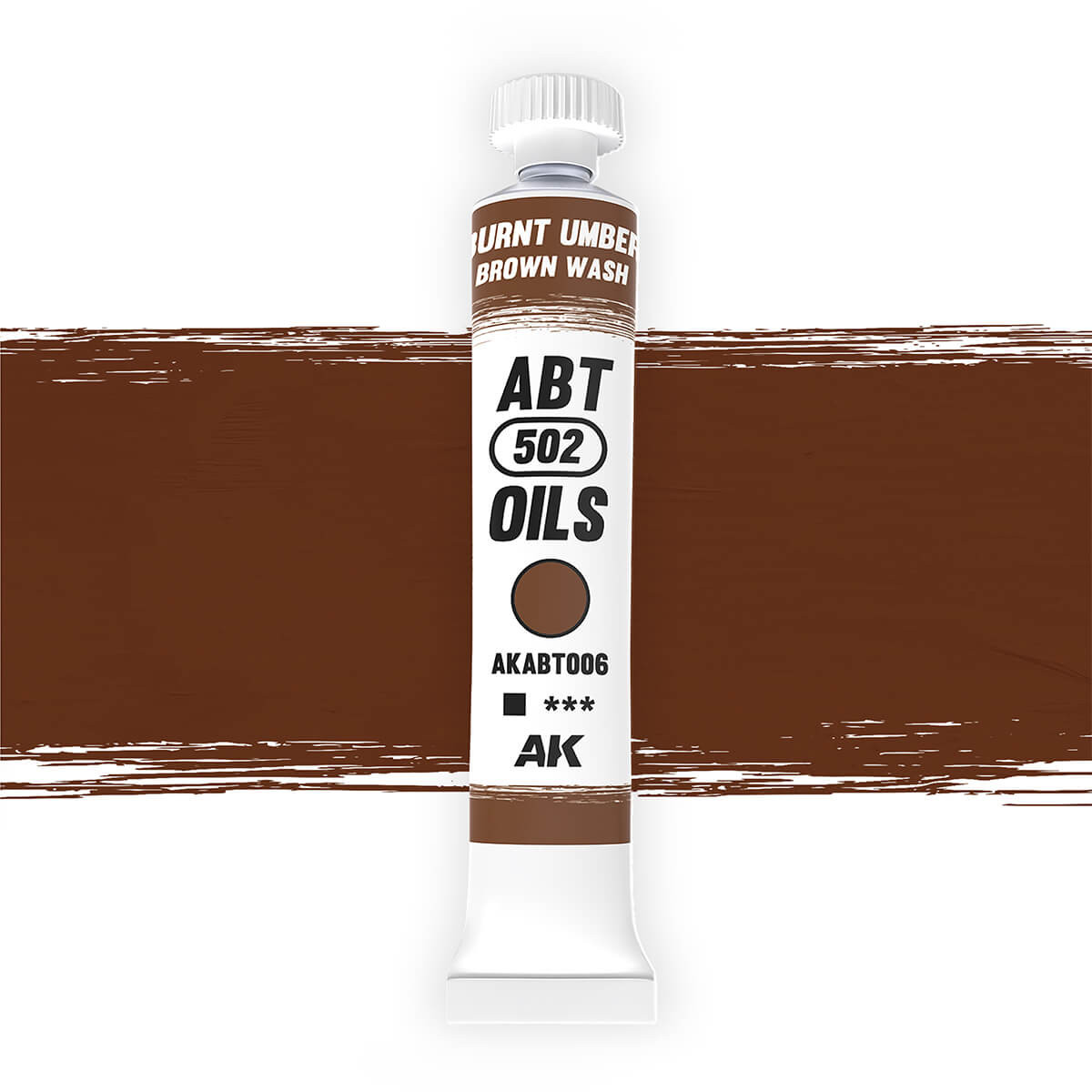 Burnt Umber 20ml Modeling Oil Paint