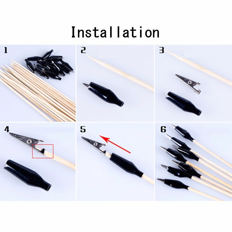 30 / 60 PCS Modeler Tool Kit Sprayed Parts Holding Sticks for Gundam Car Model