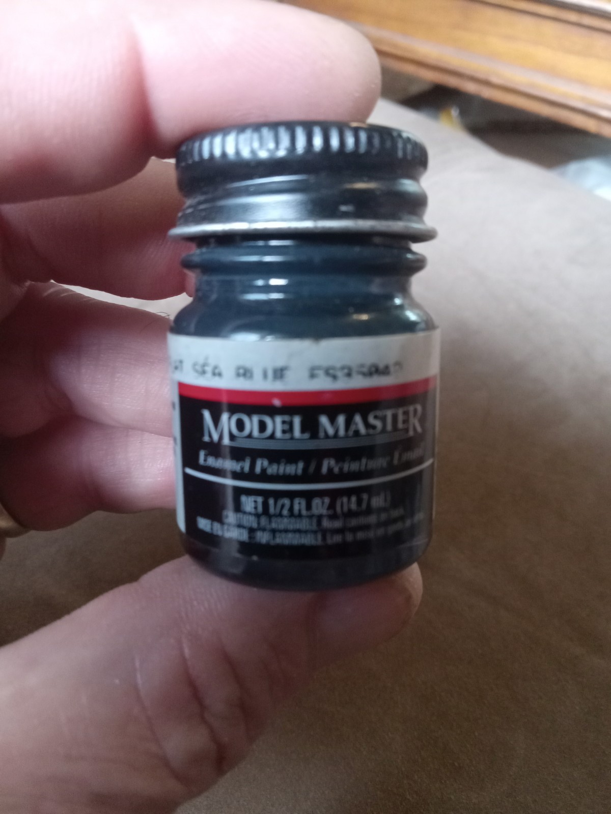 Testors Model Master Flat Sea Blue 1718 Enamel Paint .5 oz NOS