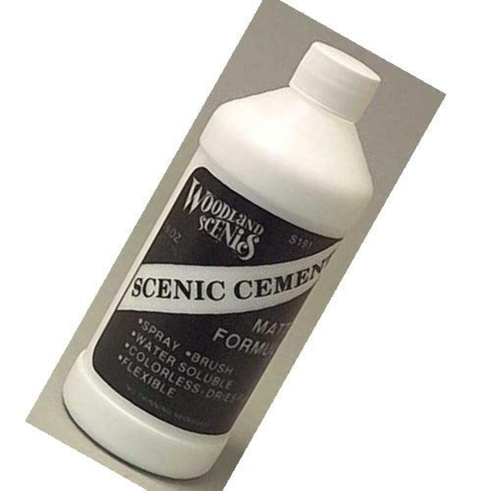 Woodland Scenics S191 Scenic Cement 16 oz (bottle)