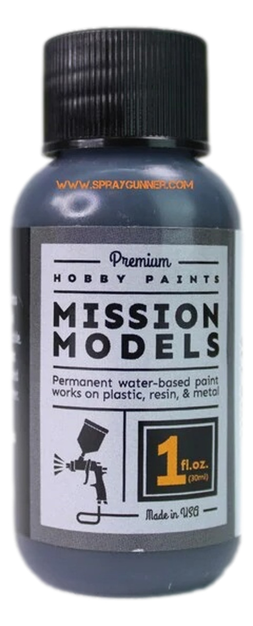 Mission Models MIOMMP-140 Acrylic Model Paint, 1oz Bottle, Anthrazitgrau, RAL 70