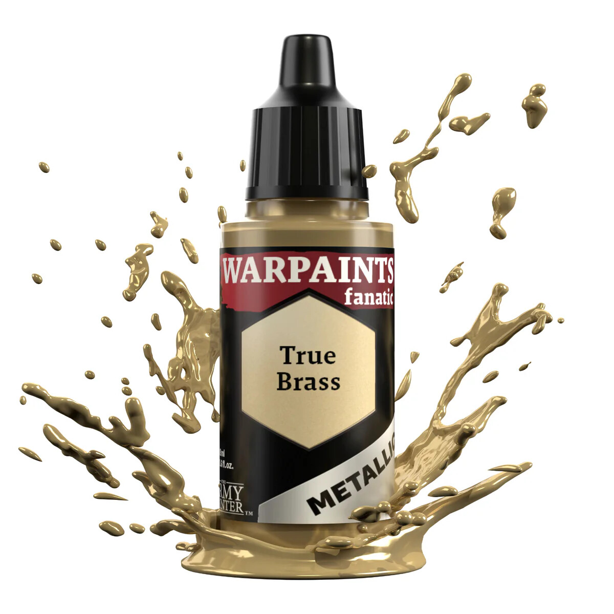 ARMY PAINTER WP3186 Warpaints FANATIC Metallic: True Brass 18ml