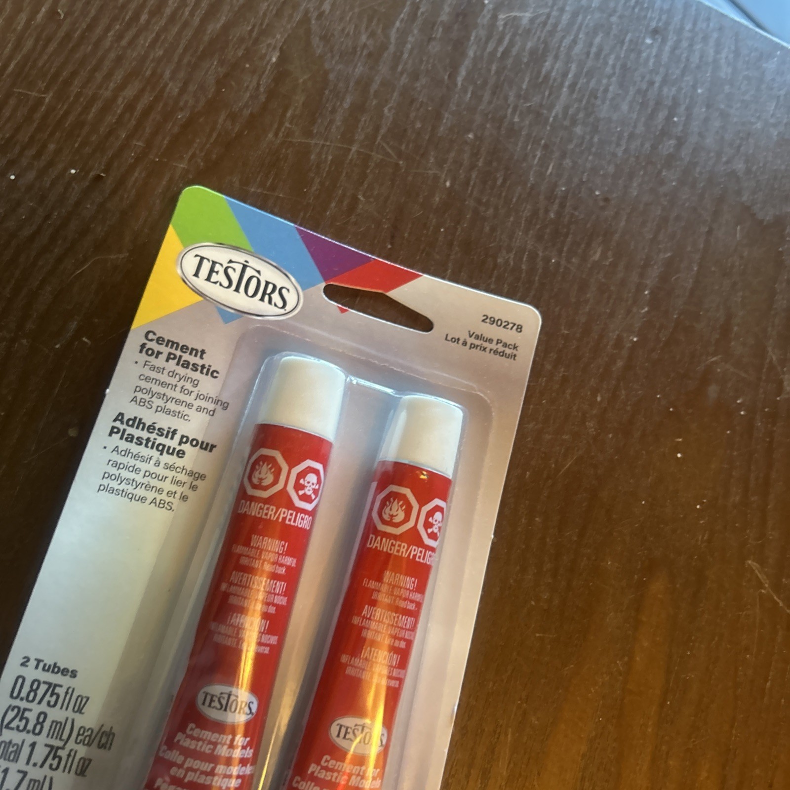 Testor Corp. Cement for Plastics 7/8 oz Tube 2 Pack TES290278 Misc. Adhesives