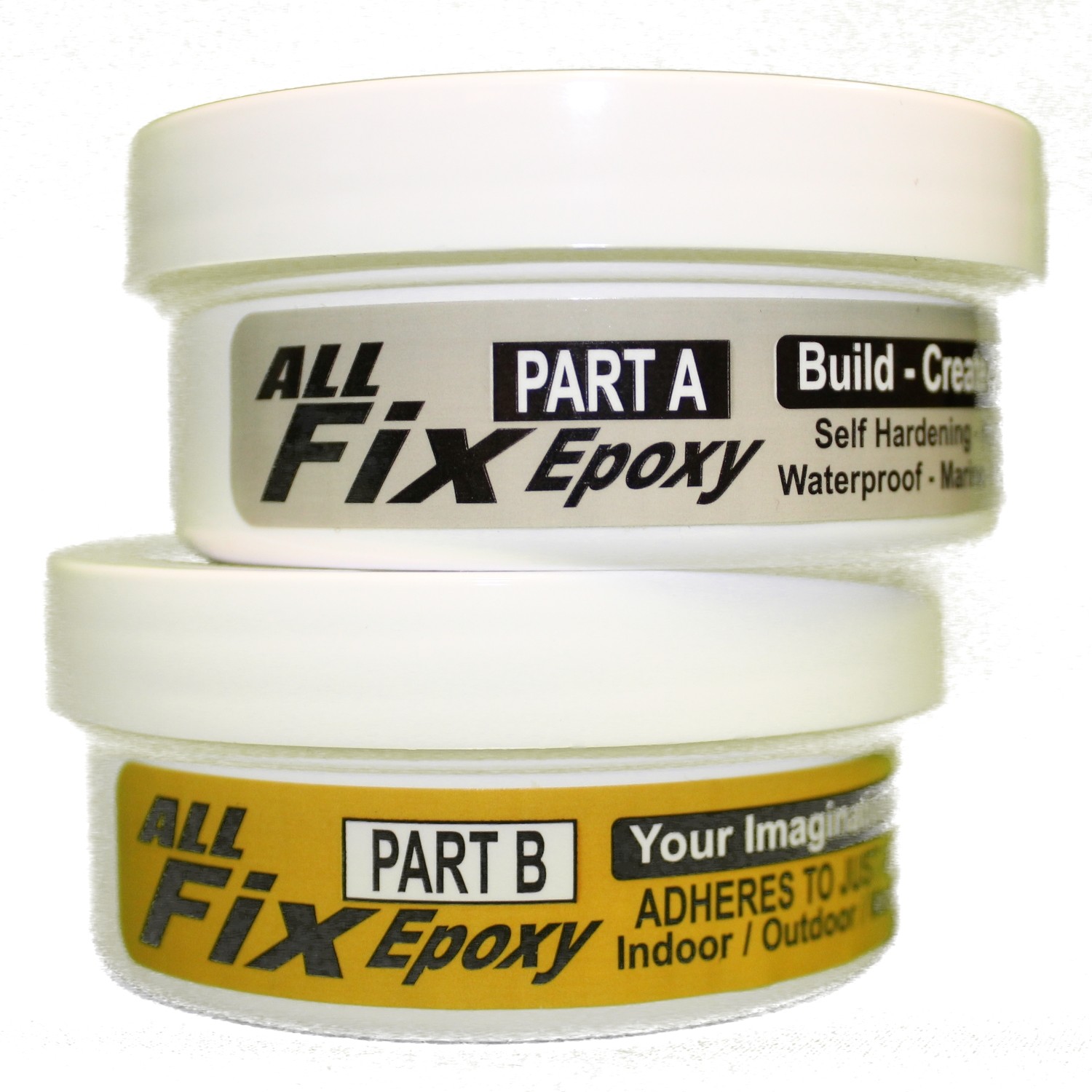 MOLD-ABLE EPOXY PUTTY – CURES ROCK HARD SHAPES COLOR BLEND FILLS SEALS 1001 USES