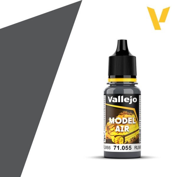 Vallejo Model Air 71.055 Black Grey RLM66 18ml