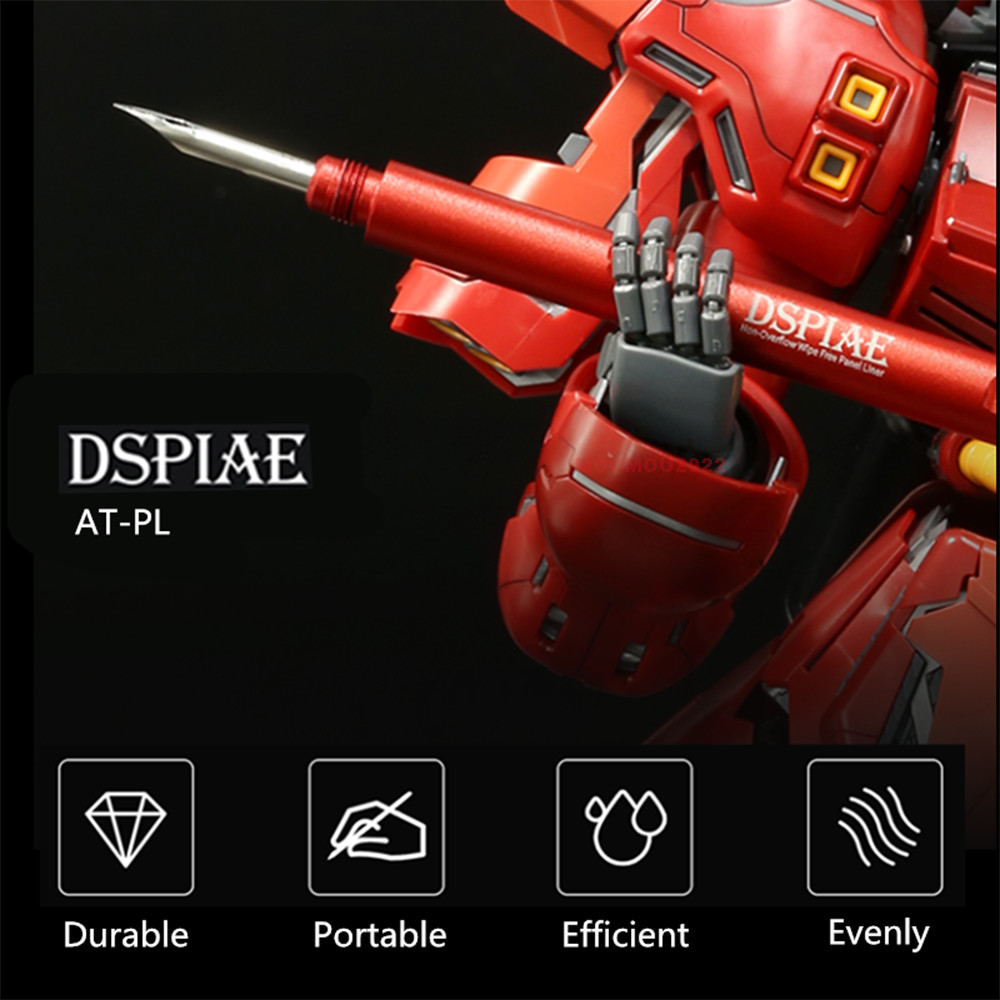 DSPIAE Non-Overflow Wipe Free Panel Liner Aluminium Seepage Line Pen for Gundam
