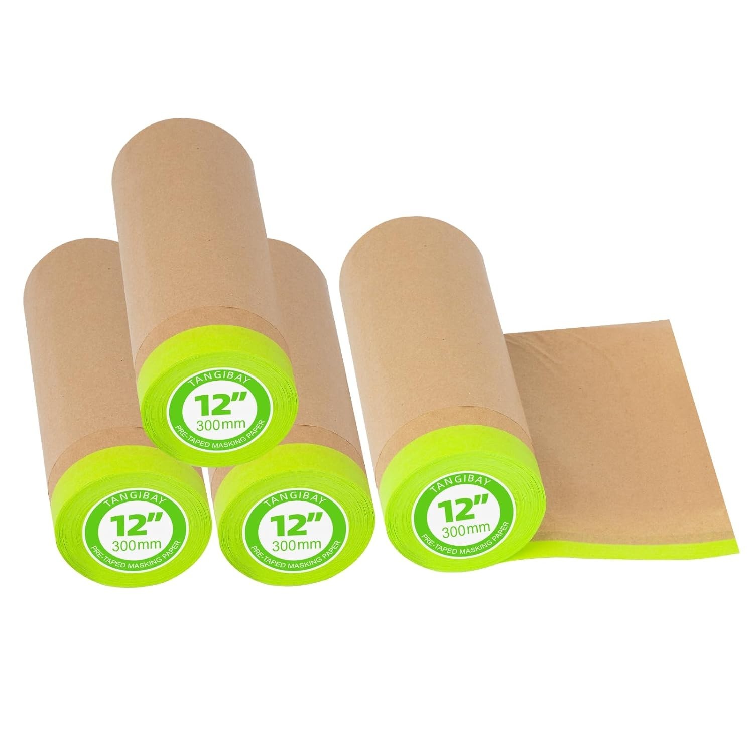 Waterproof Pre-Taped Painters Paper 200ft – Clean Lines & Residue-Free Removal