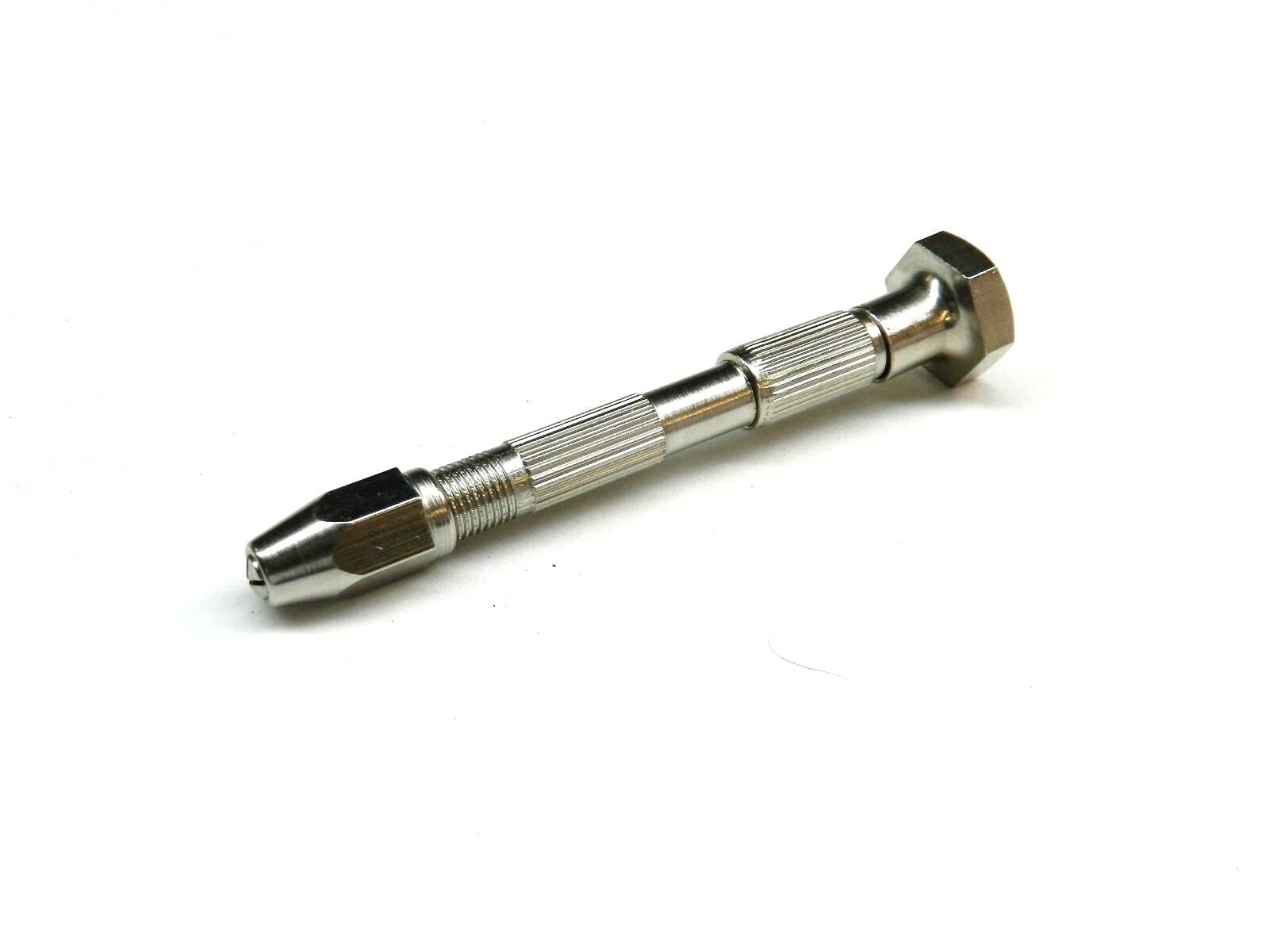 Pin Vise Swivel Head 2 Chuck 4 Sizes Hand Drill Tool Capacity Range 0-1/8″