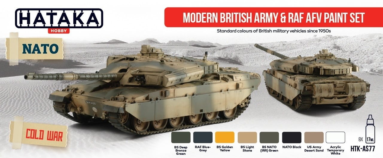 Hataka AS77 Modern Brit. Army & RAF AFV set