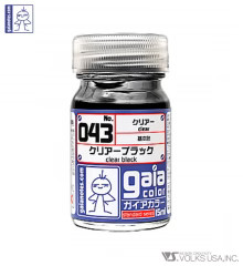 Gaia Color Lacquer GC043 Clear Black 15ml