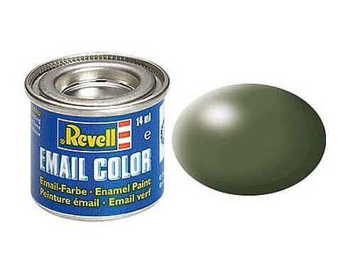 Revell-Germany 14ml. Enamel Olive Green Silk Tinlets – Hobby and Model Enamel