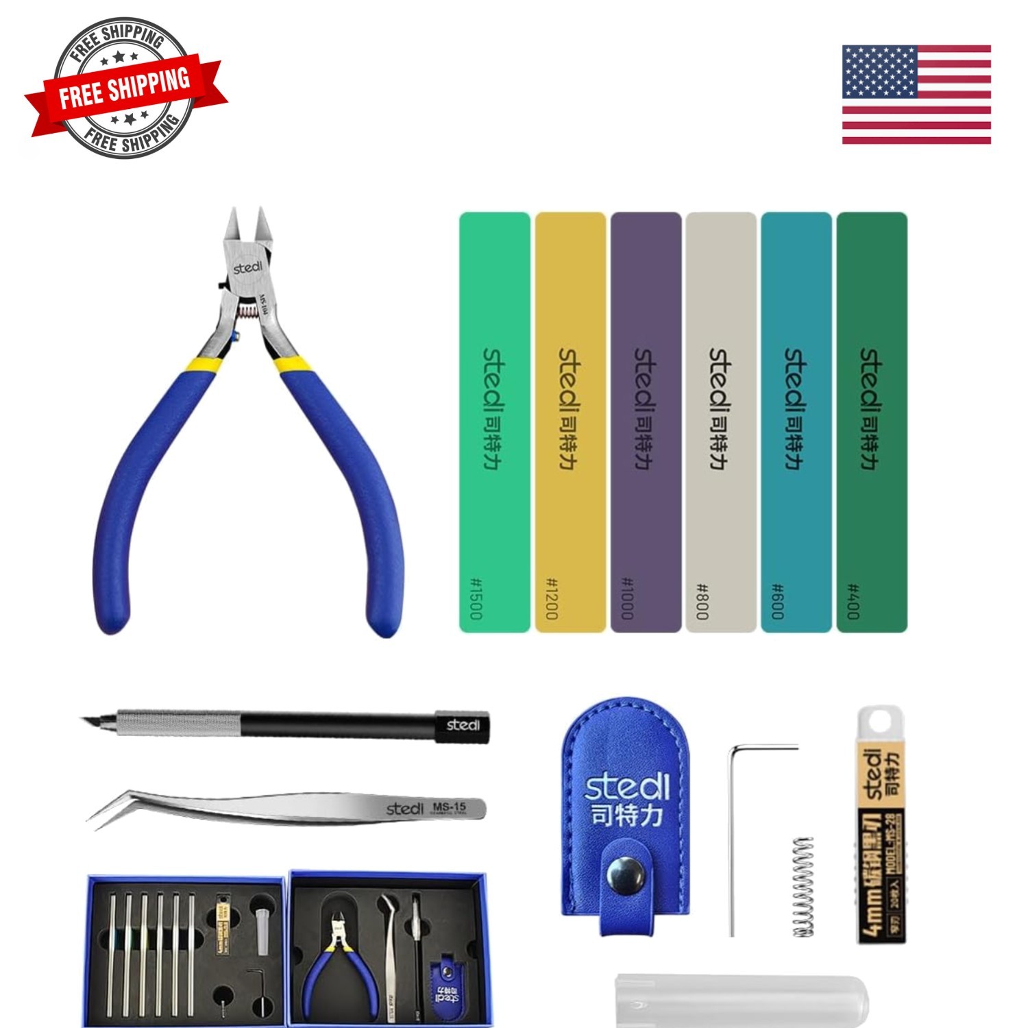 Model Tools Kit for Beginners 14 PCS, Modeler Professional Basic Tools Craft …