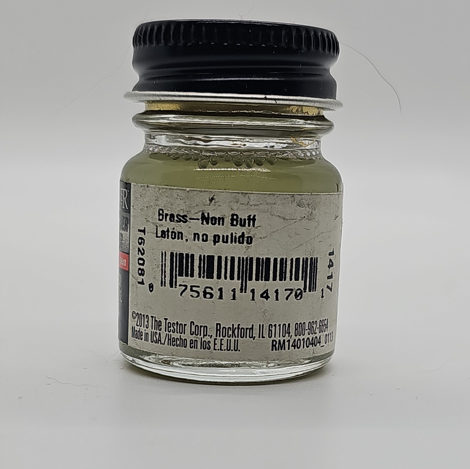 DISCONTINUED Testors Model Master Metalizer Lacquer Paint: Non Buff Brass