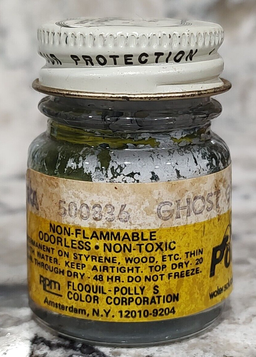 FLOQUIL POLLY S MODEL and HOBBY COLORS PAINT .5oz OUNCE – GHOST GRAY LIGHT