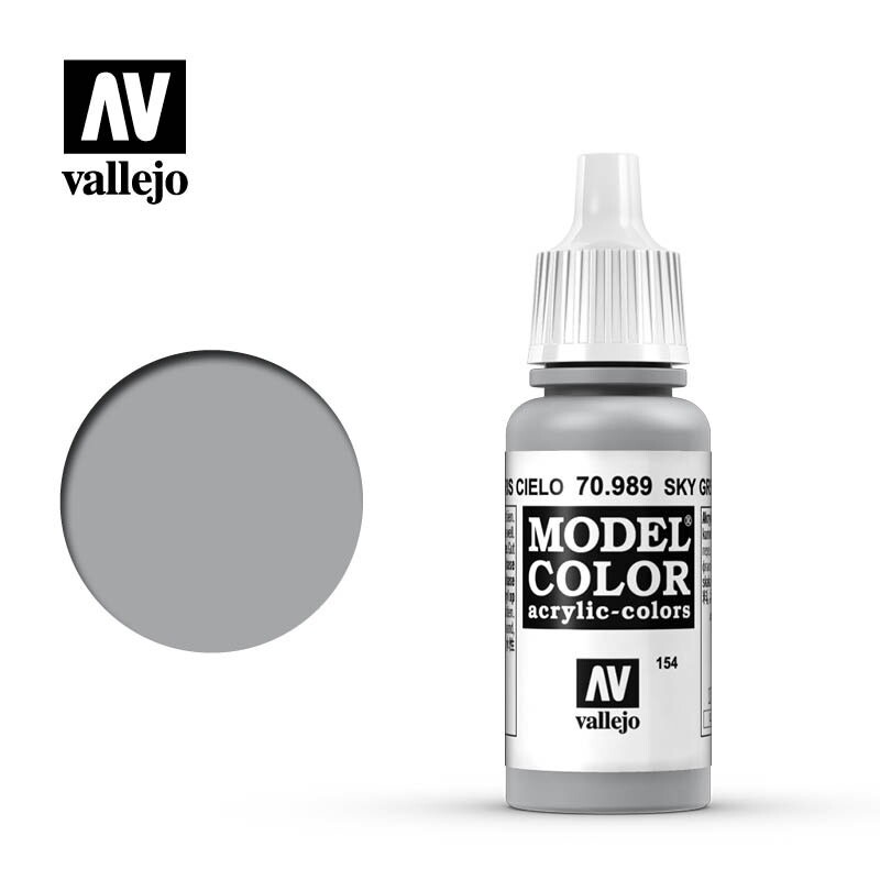 Vallejo Model Color 70989 Sky Grey Acrylic Paint