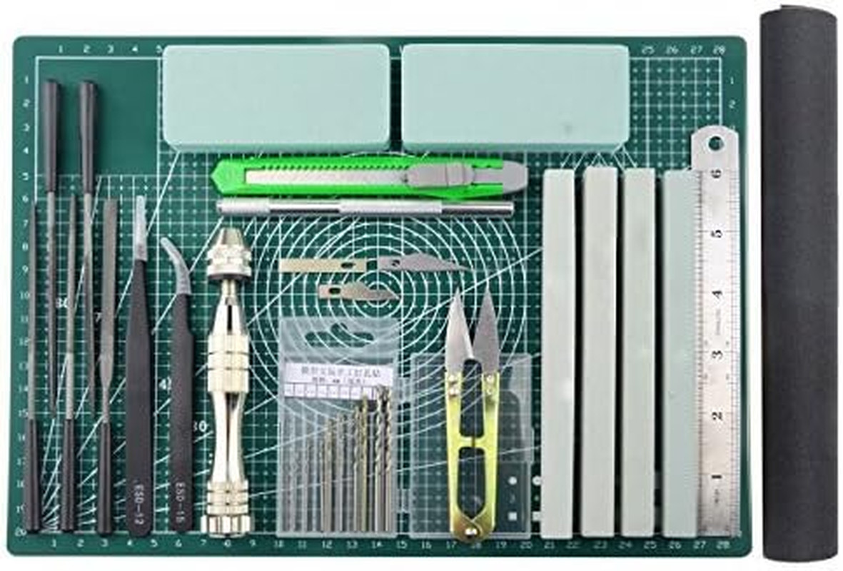 Professional 25 PCS Model Tools Kit Modeler Basic Tools Craft Set Hobby