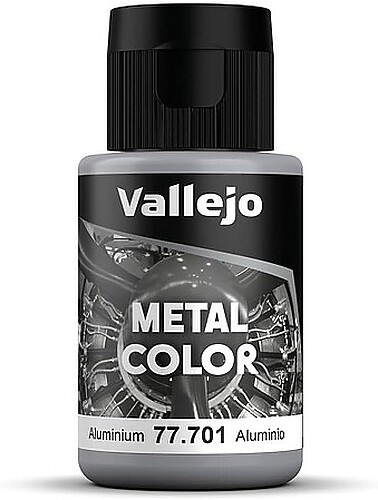 Vallejo Aluminum Metal Color (32ml Bottle) – Hobby and Model Acrylic Paint