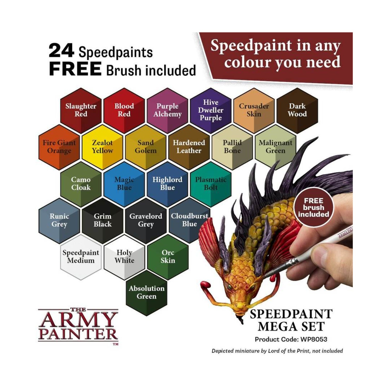 Army Painter Paint Speedpaint Mega Set VG+/Mint