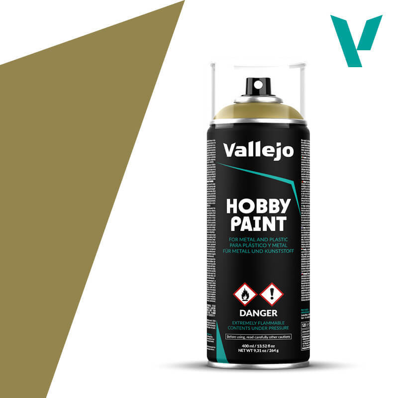 Vallejo Panzer Yellow Spray paint 400ml VLJ28001