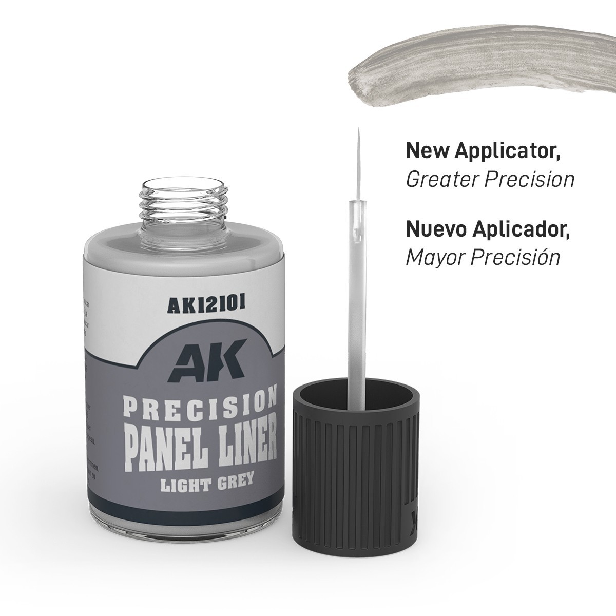 AK Interactive Precision Paneliner Light Grey (30ml)