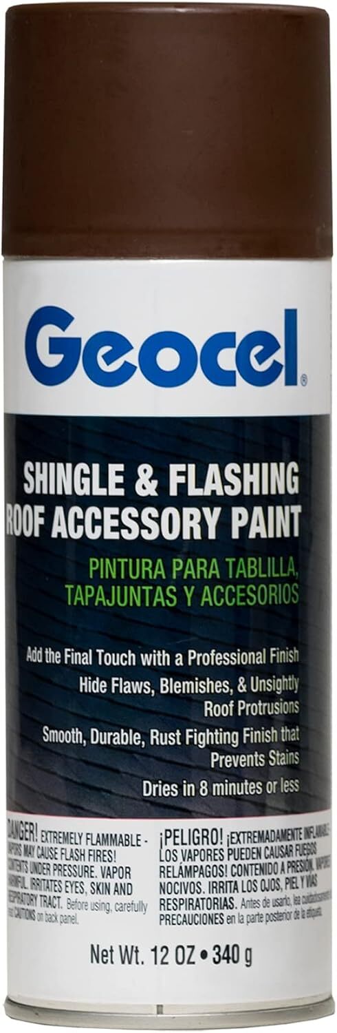 Geocel GC91104-6X Shingle & Flashing Roof 12 Ounce (Pack of 1), Brown