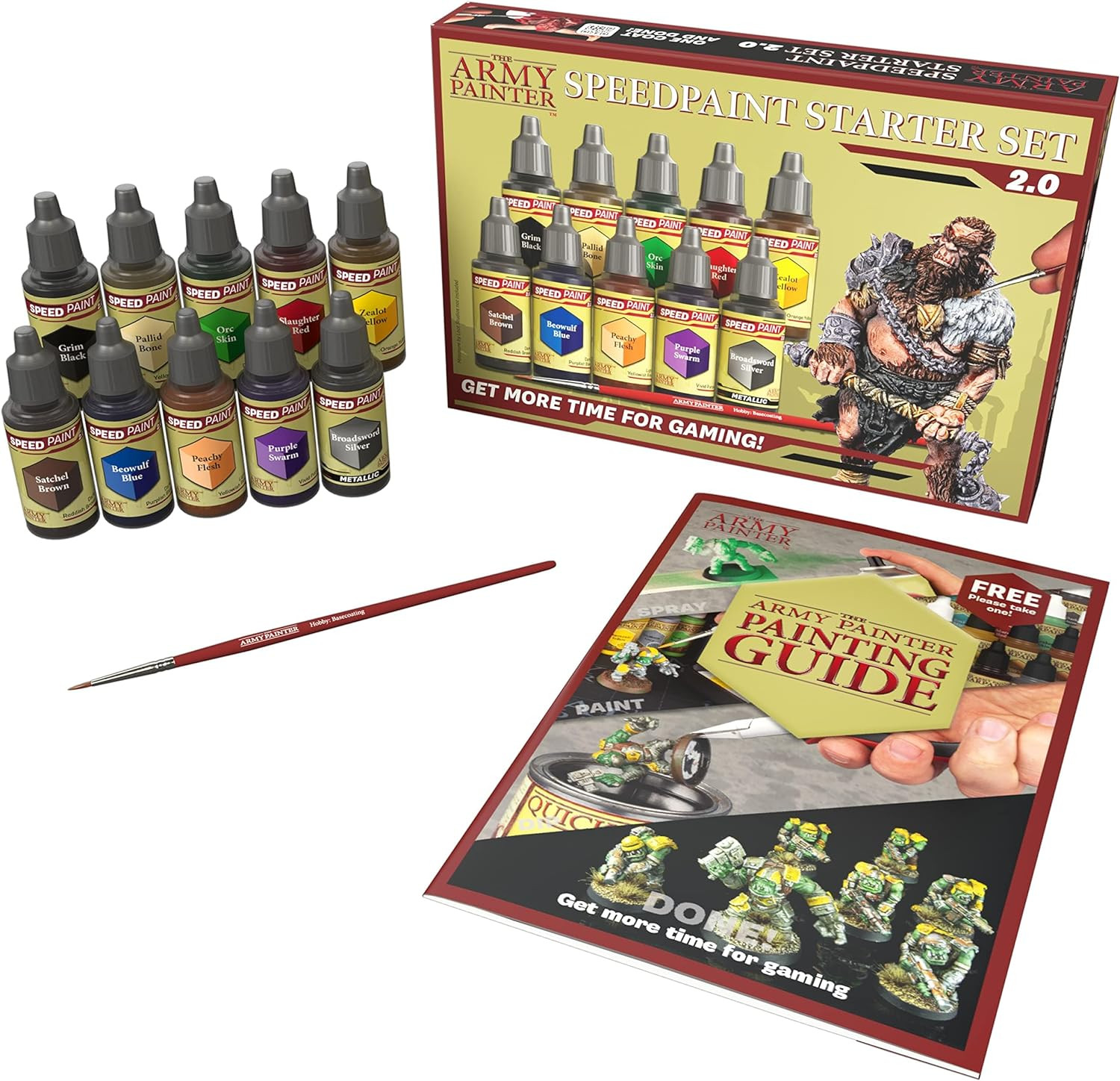 , Speedpaint 2.0 Starter Paint Set, 10 X 18 Ml Acrylic Contrast Paints Incl. 1 B