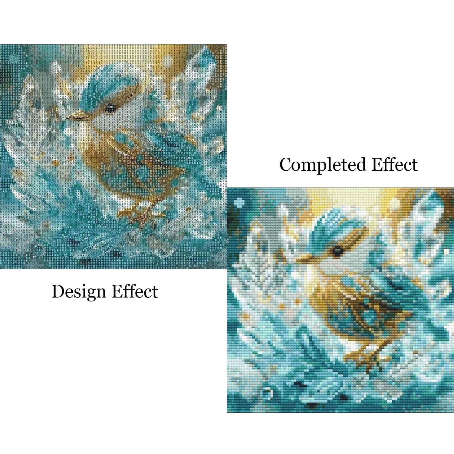 ZHUDENGXJL Birds Diamond Art Kits for 12 inches x 12 inches, Crystal