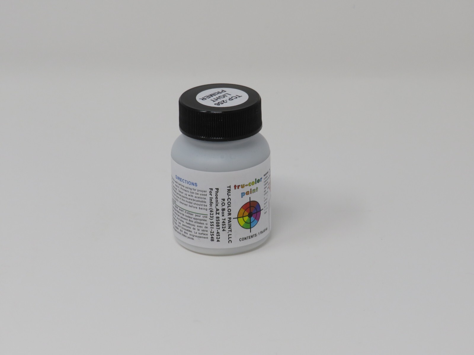 Tru-Color Paint 256 Light Primer Color for Airbrush Model Railroad 1 oz