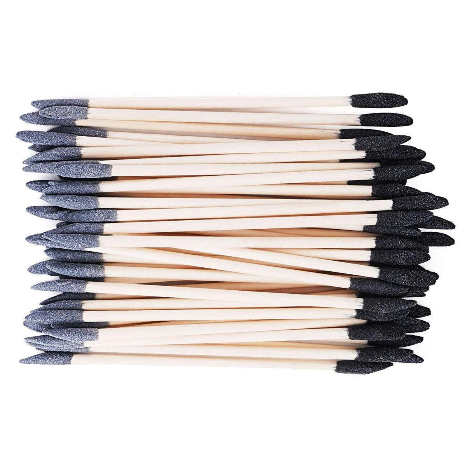 50 Count Sanding Sticks Dual Head 150 Black 280 Gray for Smoothing Small Spots