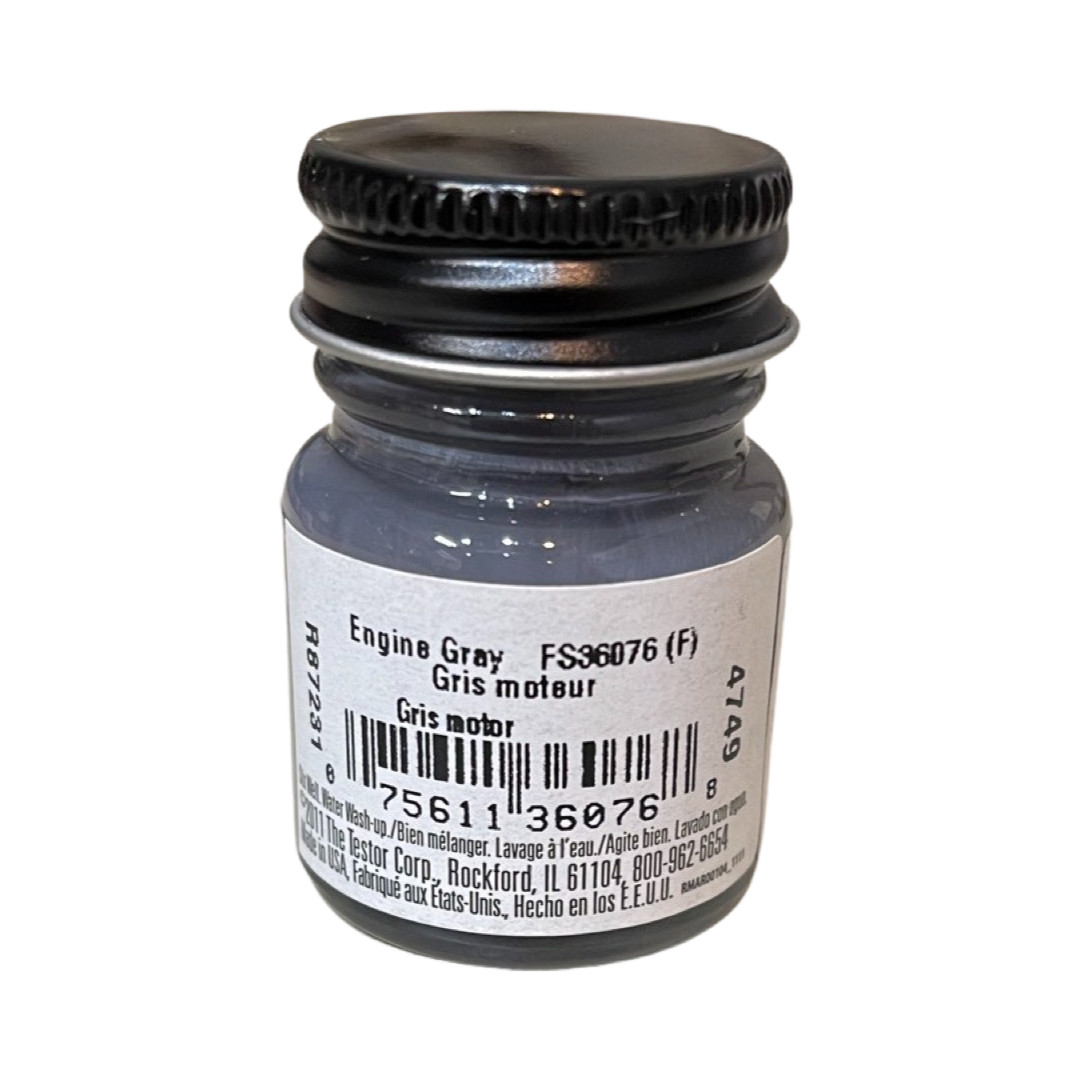New TESTORS Engine Gray, 4749, Acrylic, 0.5 fl oz