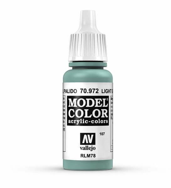 Vallejo Light Green Blue Model Color 17ml Acrylic Paint 70.972