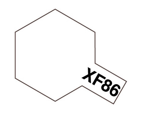 Tamiya 81786 Matt Acrylic Paint XF86 Flat Clear (10ml) Modeling